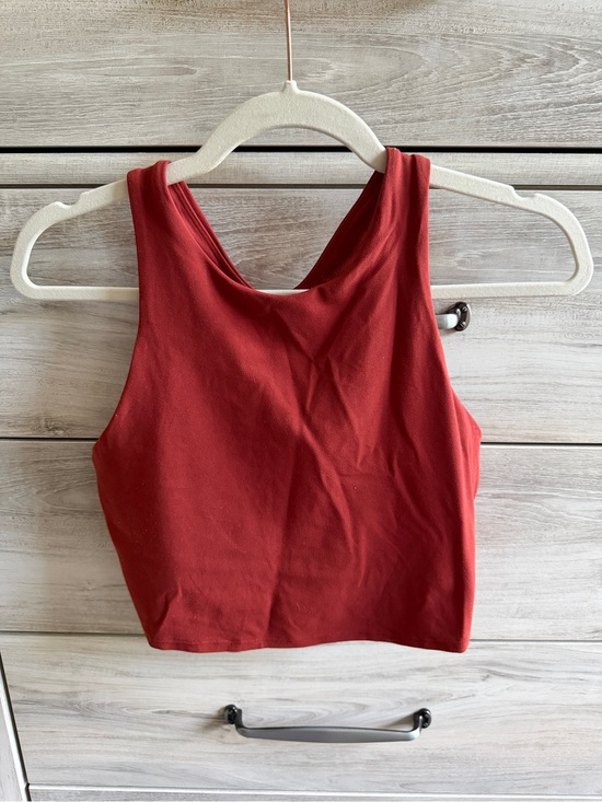 Athleta Tops - Athleta Sleeveless Cropped Tank in Rust Red